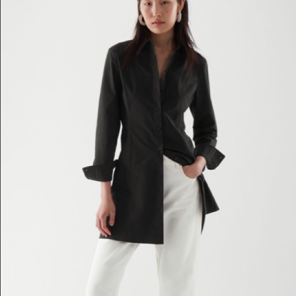 COPY - COS Cotton Tailored Shirt Dress - Picture 6 of 7